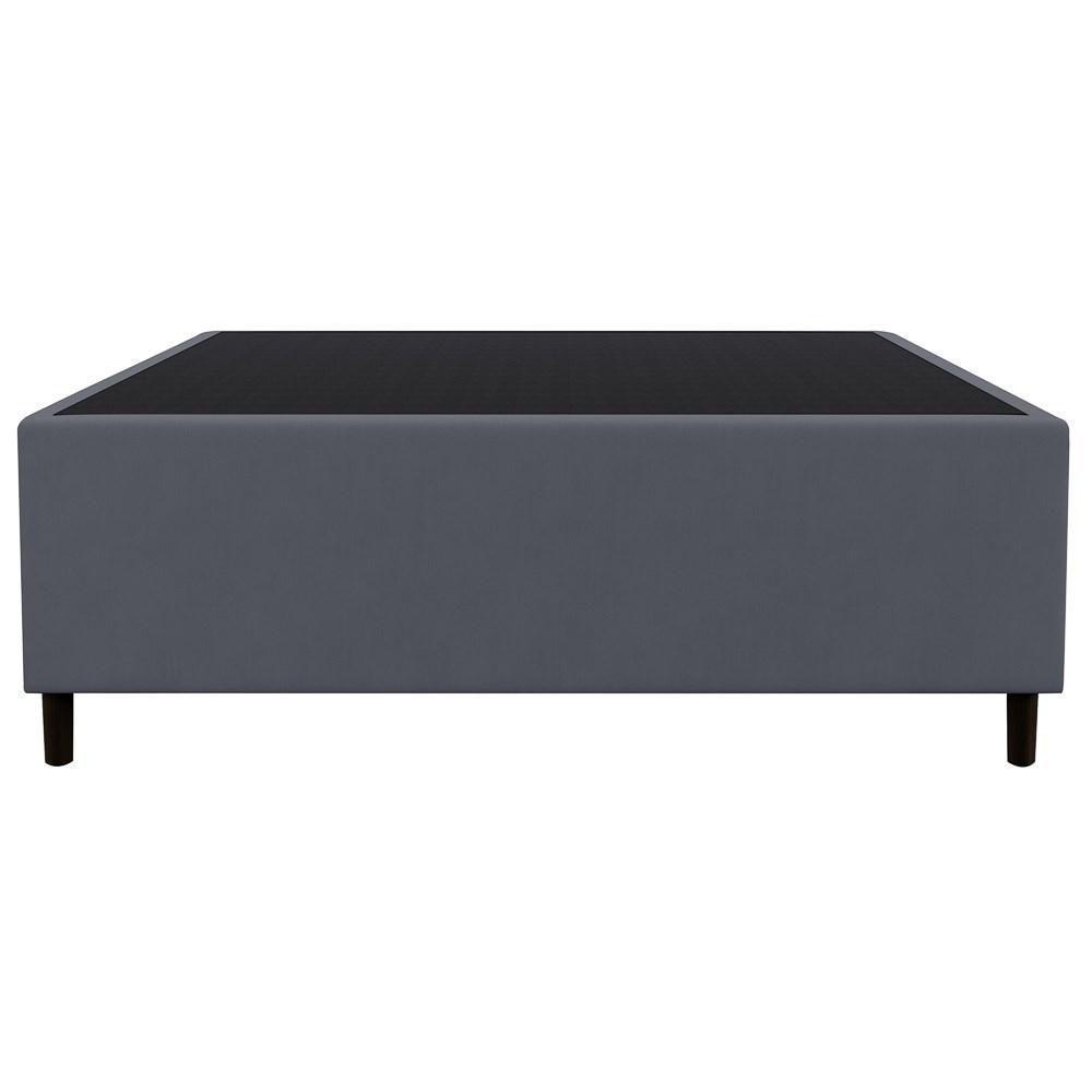 Base Para Cama Box Casal 138x188cm Hit I02 Suede Cinza - Mpozenato - 3