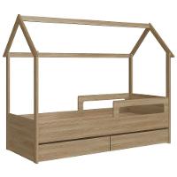 Cama Infantil Casinha Com 2 Gavetas Infix C06 Aveiro - Mpozenato - 1