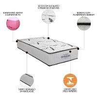Colchão Solteiro Highfoam Bordado Espuma Hr45 88x188x28cm - Ortobom - 3