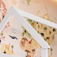 Cama Infantil Casinha Com Auxiliar Infix C06 Branco - Mpozenato - 3