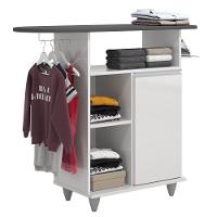 Tábua De Passar Com Balcão 1 Porta Giovana Branco - Lumil - 1