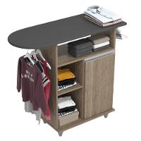 Tábua De Passar Com Balcão 1 Porta Giovana Castanho - Lumil - 5