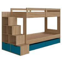 Beliche Infantil Com Escada E 4 Gavetas Infix C06 Aveiro-azul - Mpozenato - 1