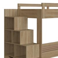 Beliche Infantil Com Escada Nichos E Gavetas Infix C06 Aveiro - Mpozenato - 5