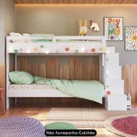 Beliche Infantil Com Escada Nichos E Gavetas Infix C06 Branco - Mpozenato - 8