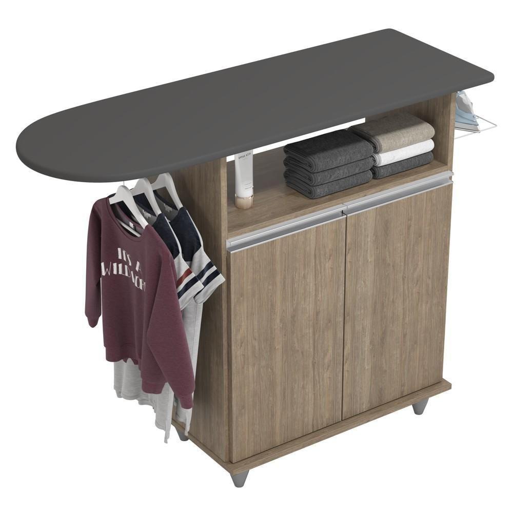 Tábua De Passar Com Balcão 2 Portas Carla Castanho - Lumil - 5