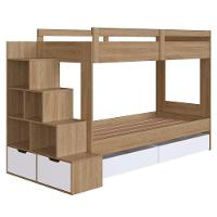 Beliche Infantil Com Escada E 4 Gavetas Infix C06 Aveiro-branco - Mpozenato - 1