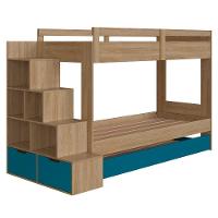 Treliche Infantil Com Escada E Nichos Infix C06 Aveiro-azul - Mpozenato - 1