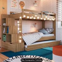 Treliche Infantil Com Escada E Nichos Infix C06 Aveiro - Mpozenato - 2