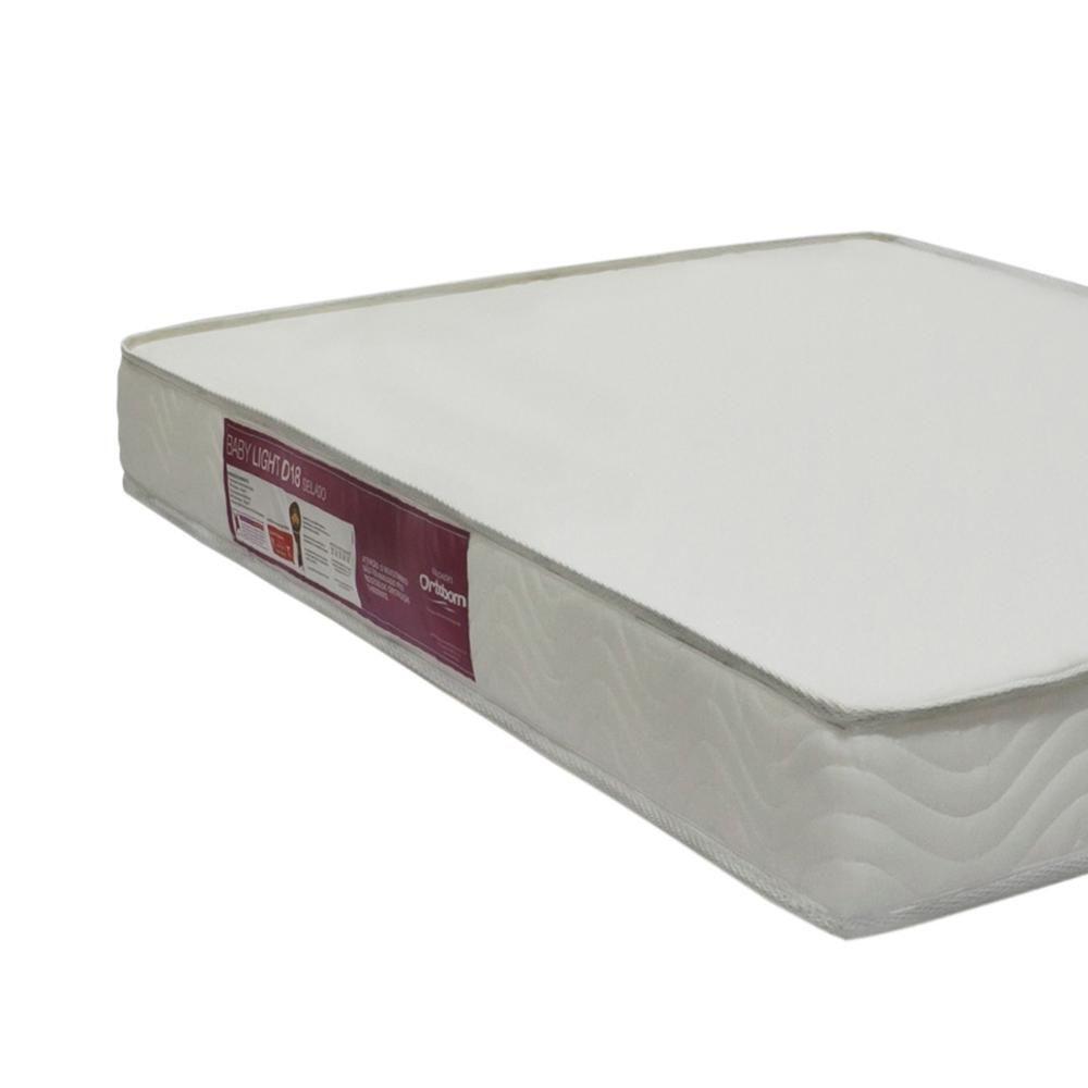 Colchão Para Berço Baby Light Bordado Espuma D18 60x130x12cm - Ortobom - 2