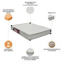 Colchão Para Berço Baby Light Bordado Espuma D18 60x130x12cm - Ortobom - 3