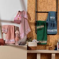 Toalha Lavabo Infantil Soft Kids 100% Algodão 32x45cm Appel Azul Infinity - Dino - 3