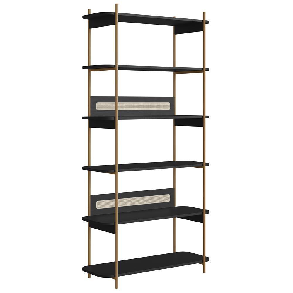 Estante Industrial Pés De Metal Arlo A10 Nero-dourado - Mpozenato - 1