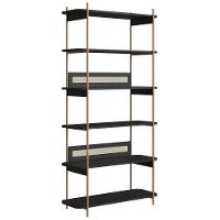 Estante Industrial Pés De Metal Arlo A10 Nero-dourado - Mpozenato - 1