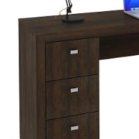 Mesa Para Computador 3 Gavetas Me4102 Rústico - Tecno Mobili - 3