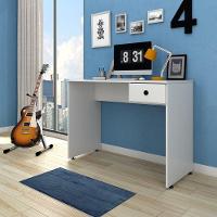 Mesa Para Computador Notebook Escrivaninha 101cm Dubai L03 Branco - Mpozenato - 2