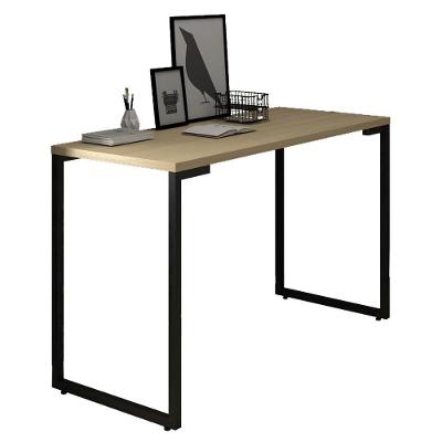 Mesa para Computador Escrivaninha Retangular Porto MDF 120cm Amadeirado para Home Office