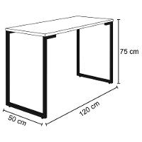 Mesa Para Computador Escrivaninha Porto 120cm Nature - Fit Mobel - 3