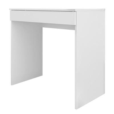 Mesa para Computador Retangular Alexia Moderno 1 Gaveta MDF 80cm Branco para Home Office