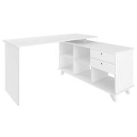 Mesa Escrivaninha Em L Golden E Gaveteiro 3 Gavetas Nil A06 Branco - Mpozenato - 10