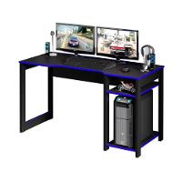 Mesa Para Computador Notebook Gamer Me4152 Preto-azul - Tecno Mobili - 1