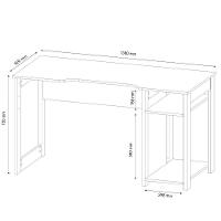 Mesa Para Computador Notebook Gamer Me4152 Preto-azul - Tecno Mobili