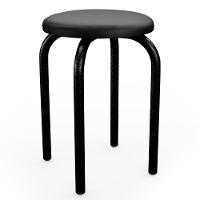 Mesa De Cozinha Bistrô Porto Branco 120cm Com 4 Banquetas Industriais Maviê Preto - Mpozenato - 6