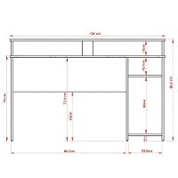 Mesa Para Computador Notebook Gamer Me4153 Preto-vermelho - Tecno Mobili - 5