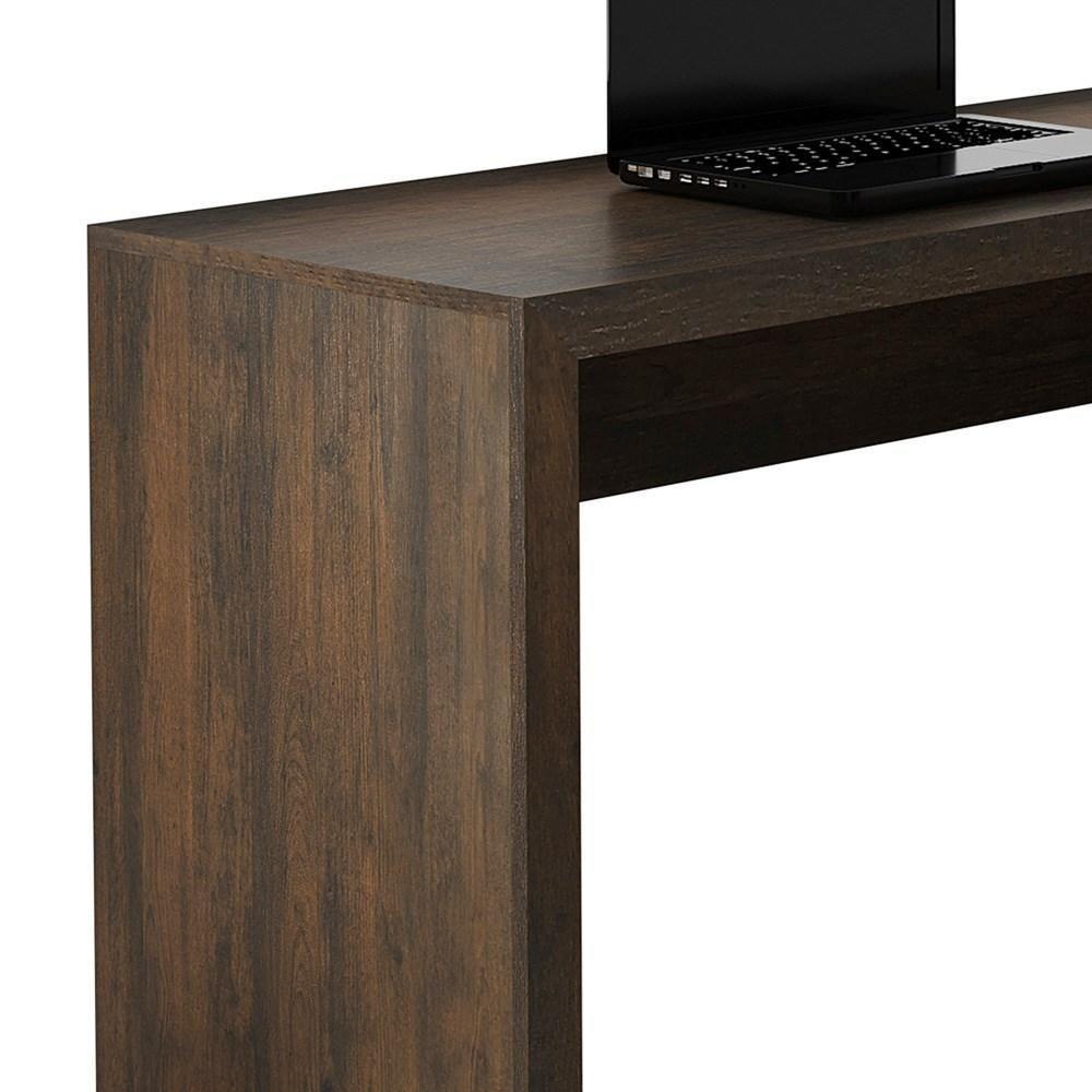 Mesa Para Computador Escrivaninha 2 Gavetas Me4130 Rústico - Tecno Mobili - 3