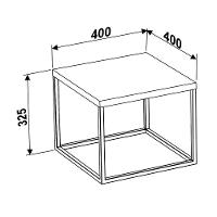 Mesa De Centro P Cube 24801 Preto - Artesano - 2