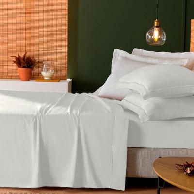Jogo De Cama 300 Fios Treccenti 100% Algodão Appel Névoa - King