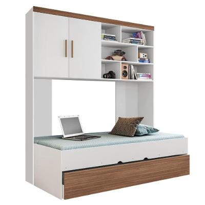 Quarto Infantil Modulado 2 Portas Com Bicama Chiara Carvalho-branco - Phoenix