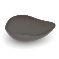 Cuba De Apoio Oval 540x375mm Ruy Ohtake Roca Café Acabamento Fosco - A327a13668 - 1