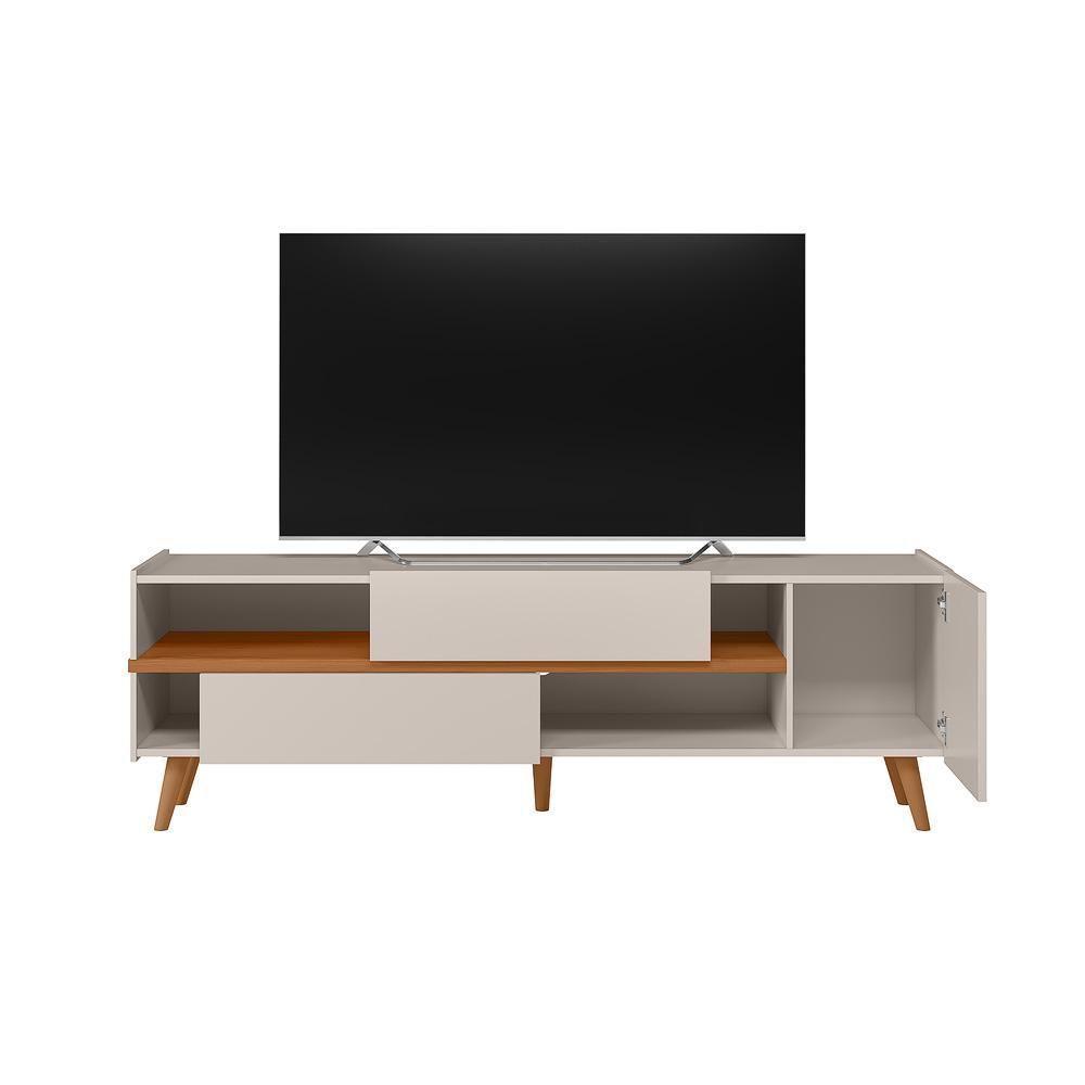 Rack Purus Para Tv Até 65 3 Portas - Colibri - Off White Matte Frejo - 10