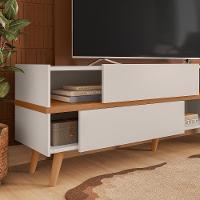 Rack Purus Para Tv Até 65 3 Portas - Colibri - Off White Matte Frejo - 5