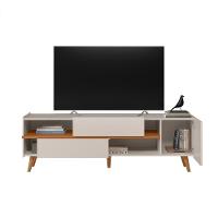 Rack Purus Para Tv Até 65 3 Portas - Colibri - Off White Matte Frejo - 9