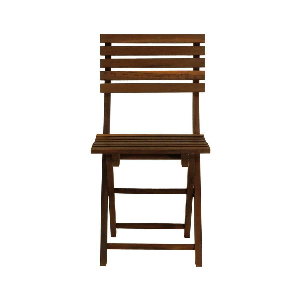 Cadeira Dobrável Sol Madeira Imbuia Maciça Assento E Encosto Ripado Stain Imbuia - 4