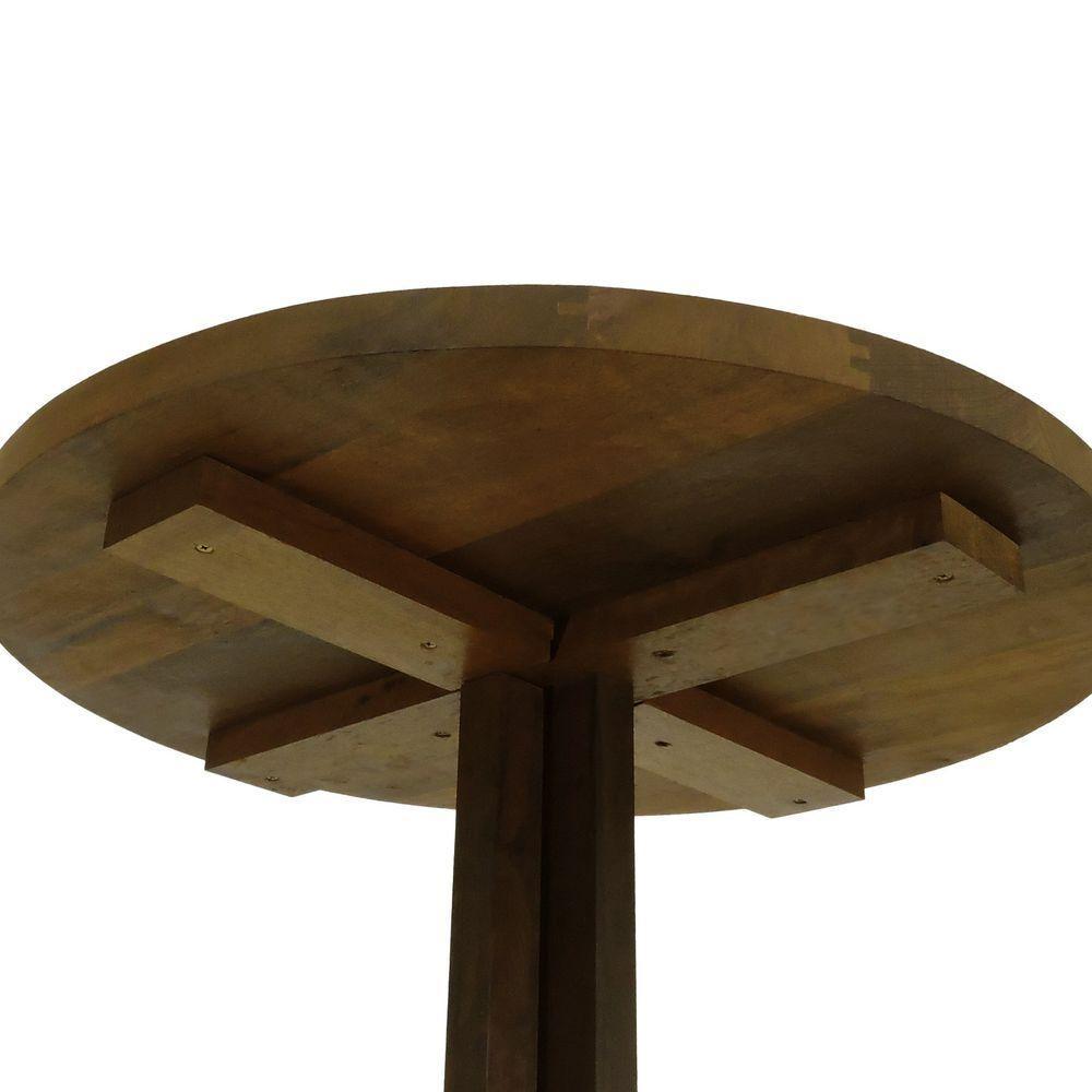 Mesa Bistrô Noronha Madeira Imbuia Maciça Stain Imbuia - 6