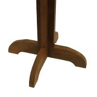 Mesa Bistrô Noronha Madeira Imbuia Maciça Stain Imbuia - 5