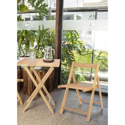 Cadeira De Madeira Fsc Dobrável Tramontina Lille Em Madeira Tauari Com Acabamento Verniz Tramontina