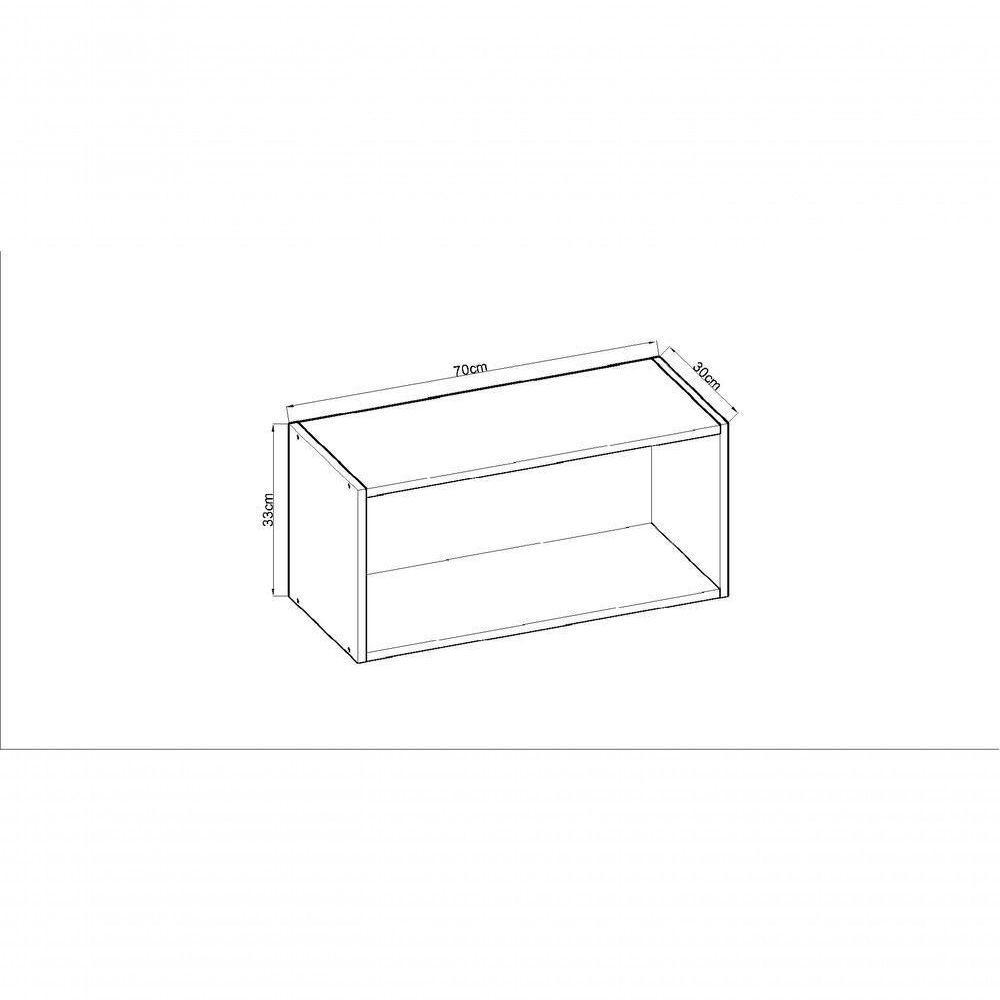 Aéreo De Cozinha Nicho 80cm Ébano Fosco - 3