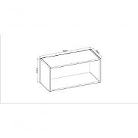 Aéreo De Cozinha Nicho 80cm Ébano Fosco - 3