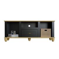 Rack Tv Retrô 2 Portas 1 Gaveta Preto/marfim - 3