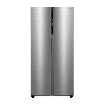 Refrigerador Midea Side By Side Frost Free Inverter 442L MDRS598 Inox 220V
