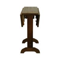 Mesa Dobrável Ipanema 80x70cm Madeira Imbuia Maciça Stain Imbuia