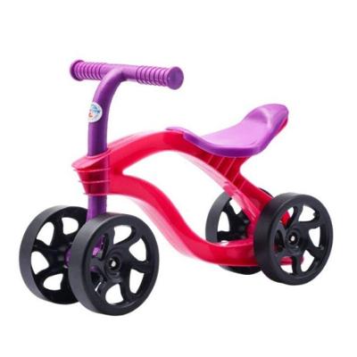 Bicicleta Infantil Balance Bike Futurista Sem Pedal 4 Rodas - Equilíbrio E Diversão rosa