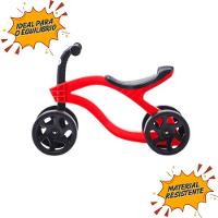 Bicicleta Infantil Balance Bike Futurista Sem Pedal 4 Rodas - Equilíbrio E Diversão rosa