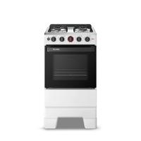 Fogão 4 Bocas Mesa Inox Automático Ideal Super 4121 Esmaltec Branco Bivolt - 1