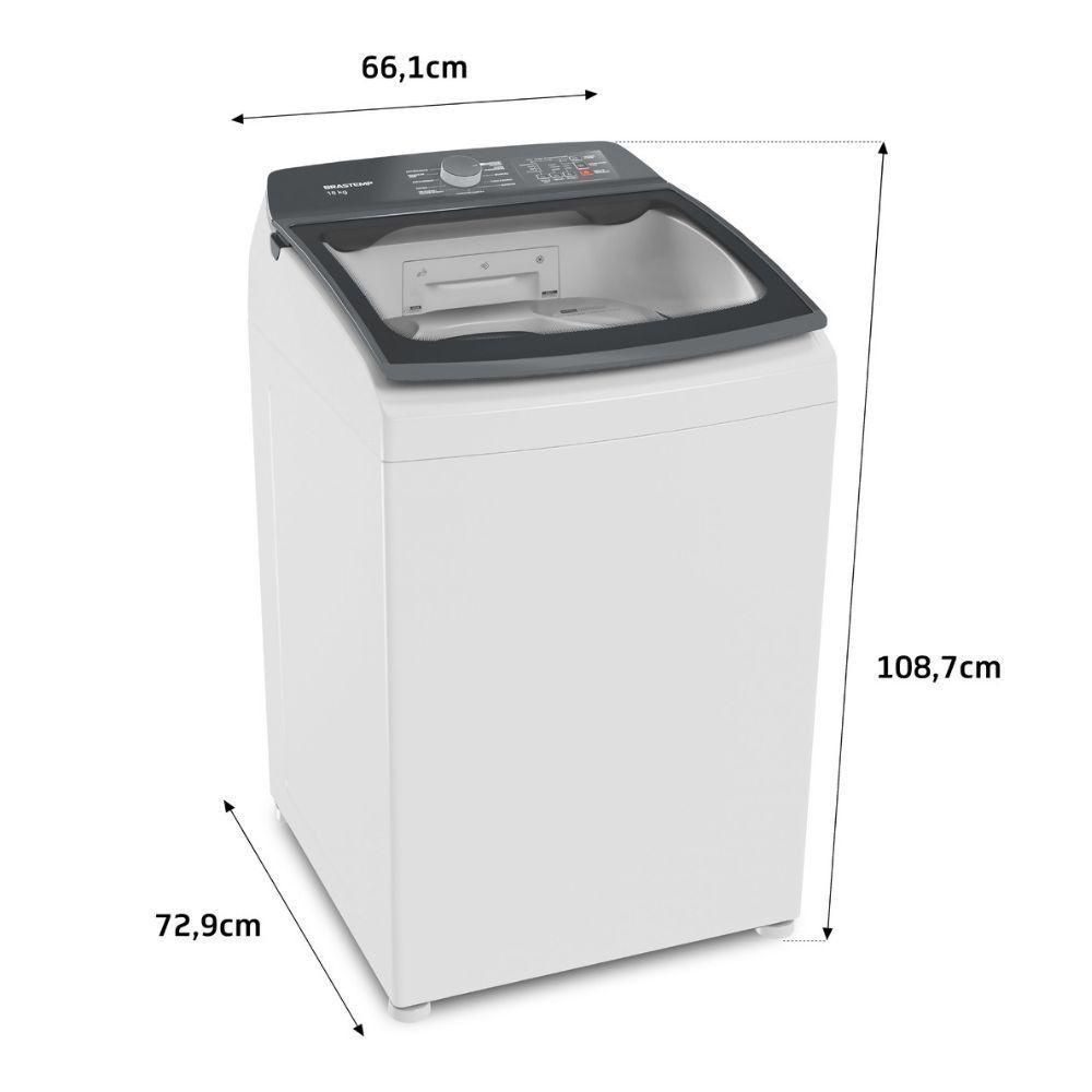 Lavadora Brastemp BWF18AB 18kg Branco - 110V - 5