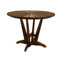 Mesa Sol ø105cm Madeira Imbuia Maciça Stain Imbuia - 1